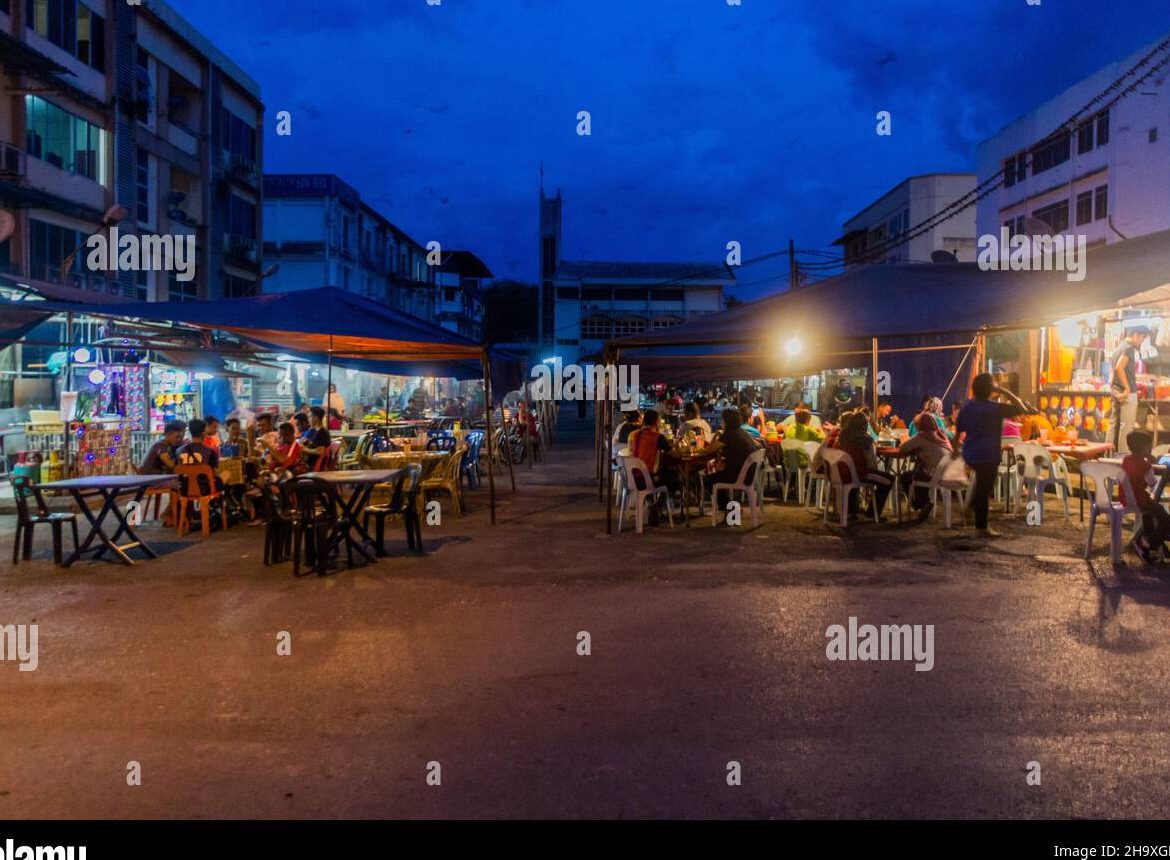 kapit night street market