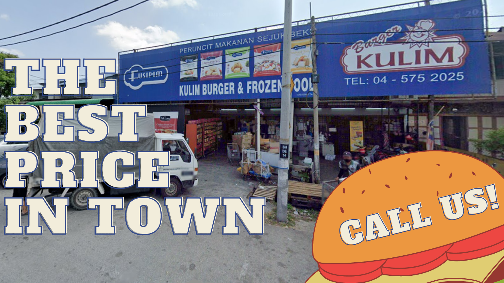 kulim burger frozen food