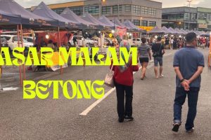 Tapak pasar malam betong